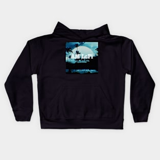 AM LoFi monochrome Hawai'i Kids Hoodie